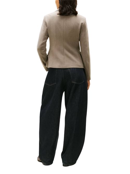 Blazer doppiopetto con logo ricamato Tommy Hilfiger | WW0WW486960HP